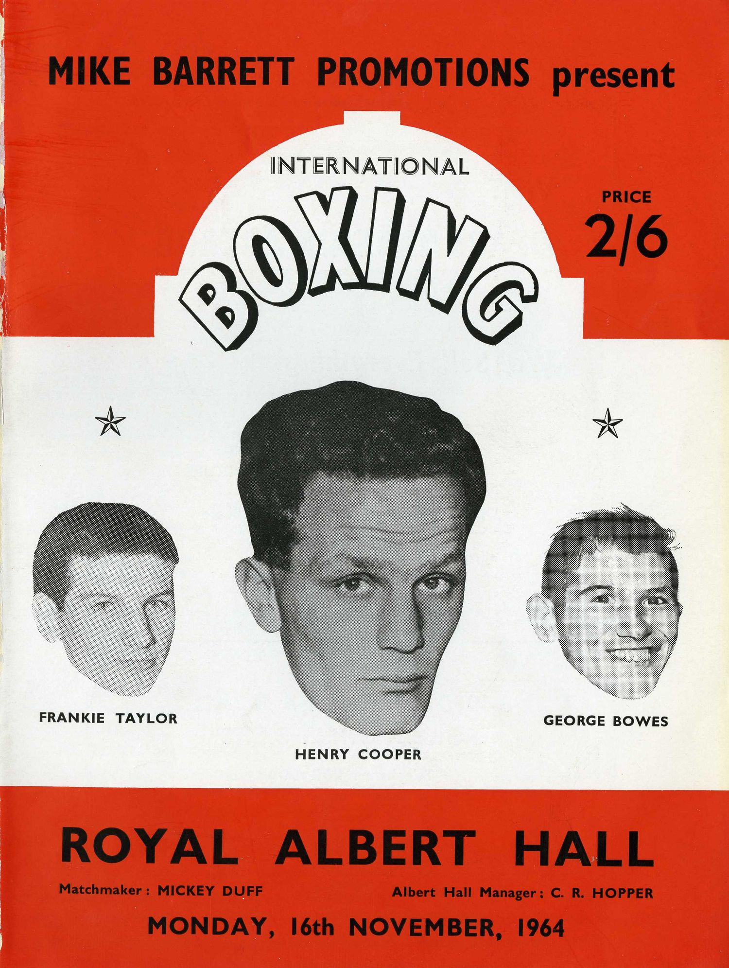 Boxing at the Royal Albert Hall - Royal Albert Hall
