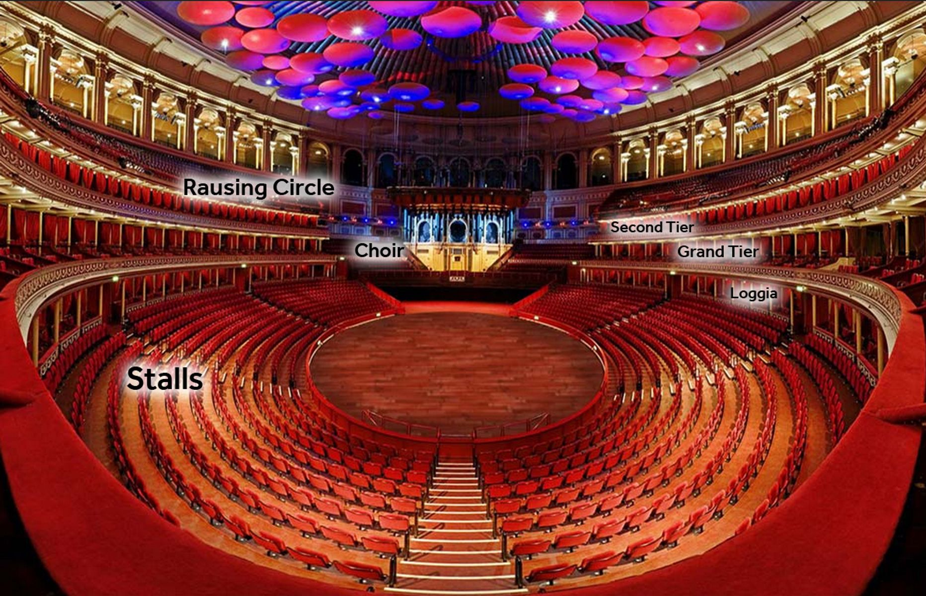 View from your seat: In the round - Royal Albert Hall